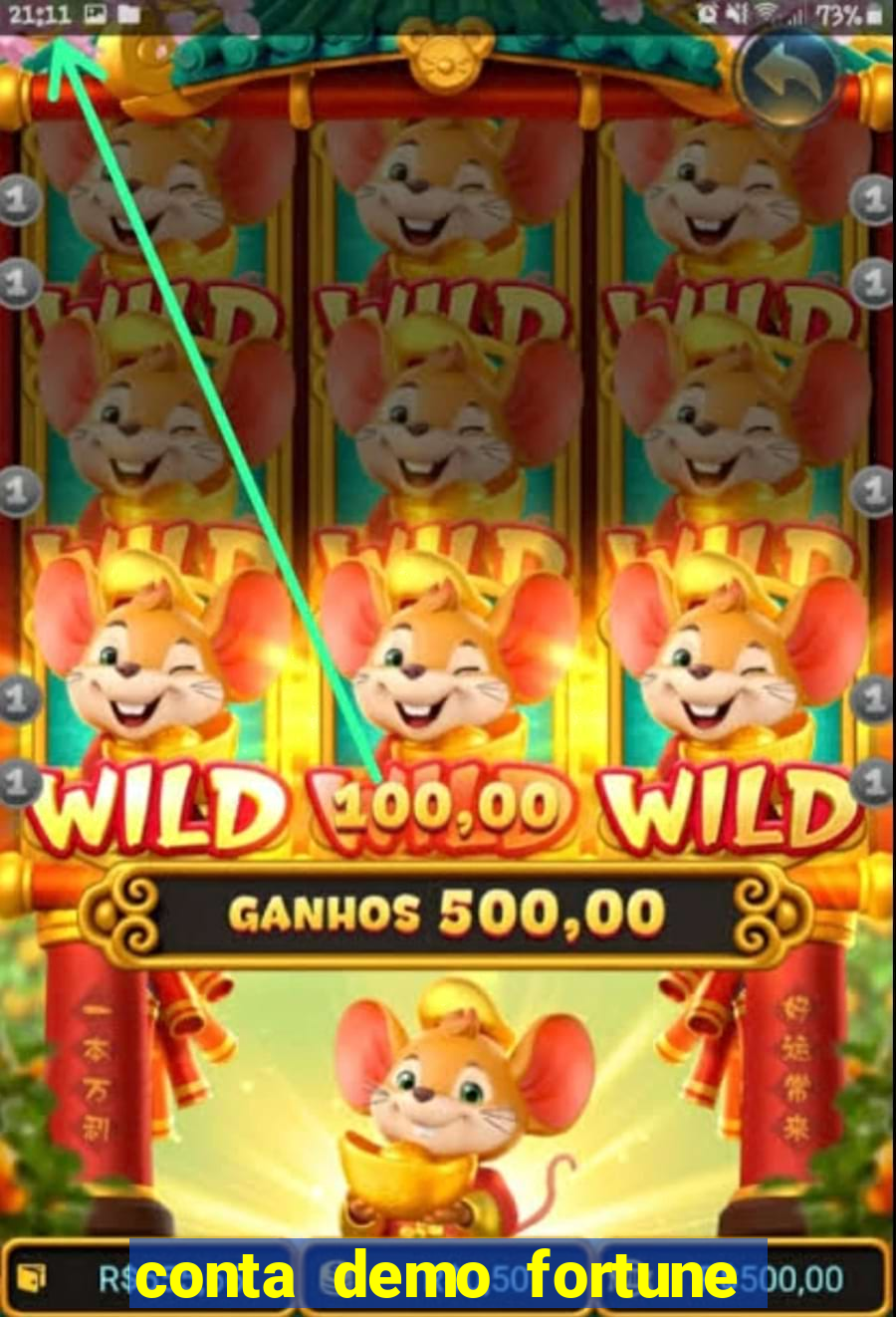 conta demo fortune tiger gratis